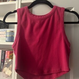 Pink Crop Top